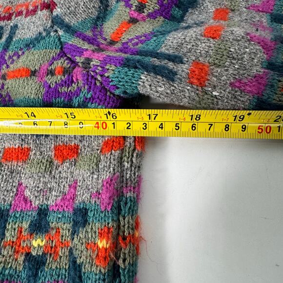 Chaps Women's Sweater Navajo Tribal Long Sleeve Ladies Sweater Medium - Picture 8 of 8